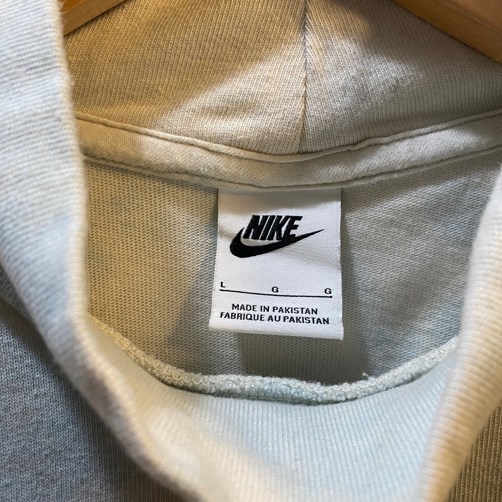 Nike tie dye boxy mock neck top blue L - Picture 7 of 10